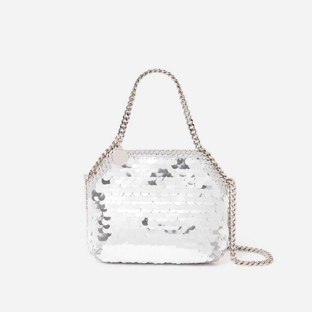 Stella McCartney Falabella Oversized Sequin Mini Tote Bag
